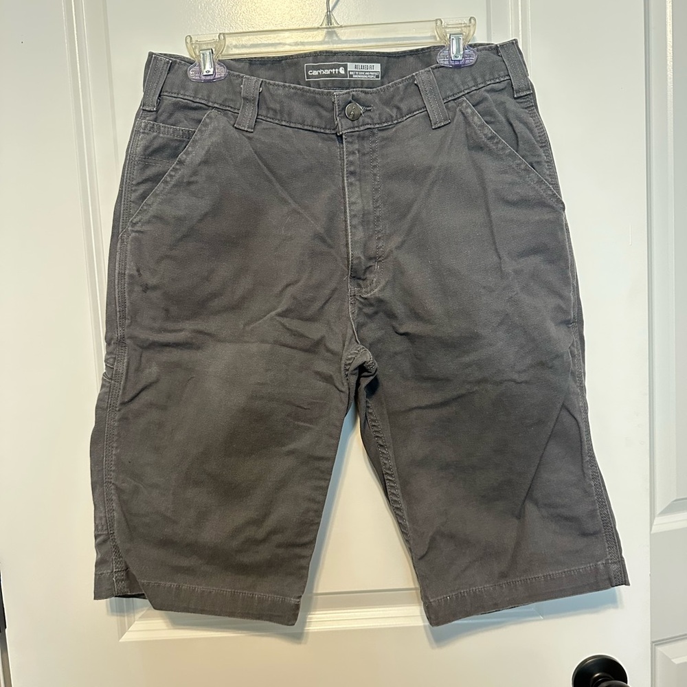 NWOT Carhartt Men's Rugged Flex Relaxed Fit Canvas 5-Pocket Work Shorts size 32